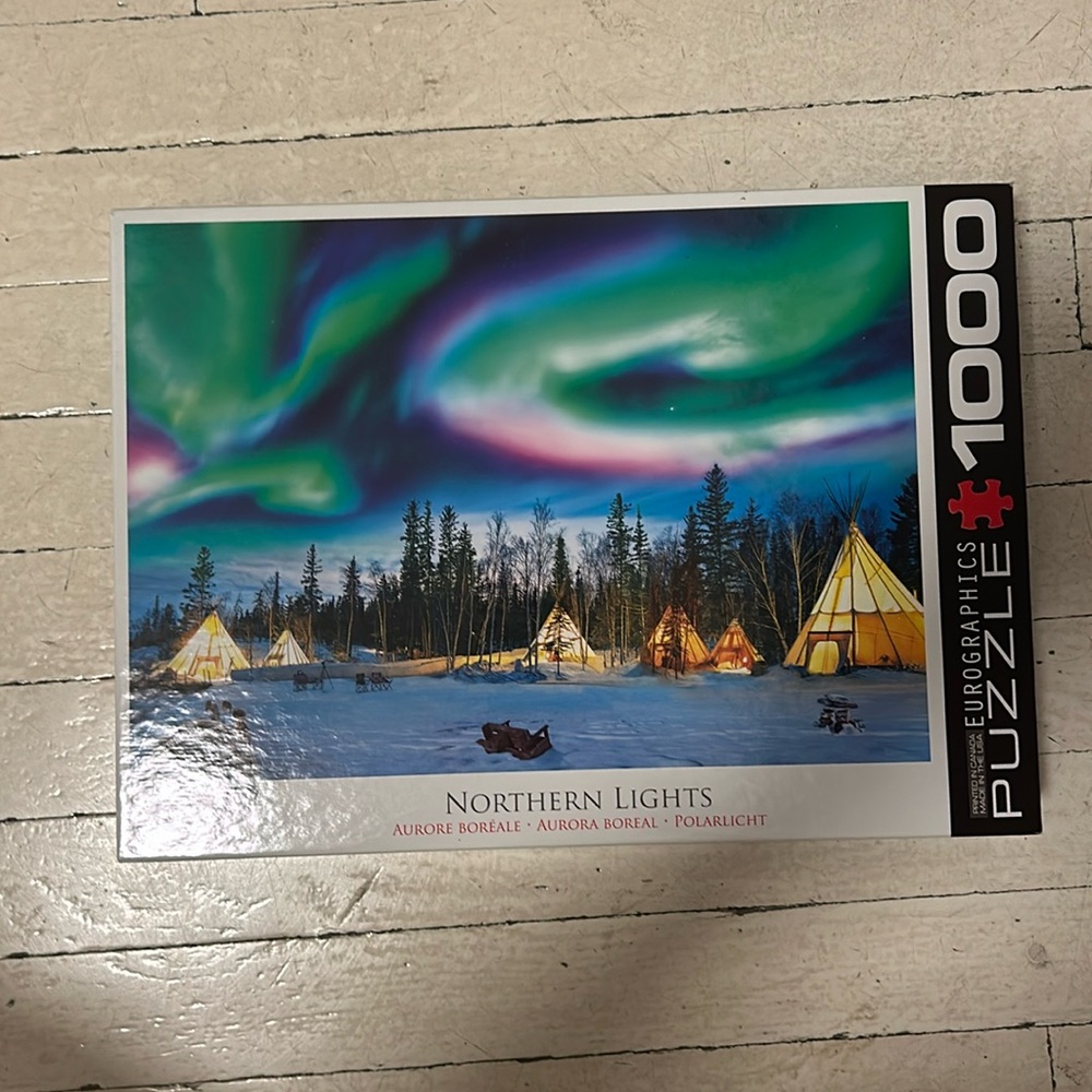 Northern Lights 1000 piece puzzle
